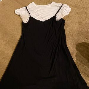 Arizona jeans black and white skater dress